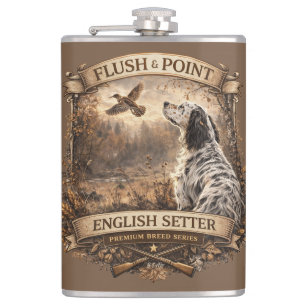 Engelse Setters Heupfles