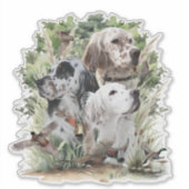 Engelse Setters Sticker (Voorkant)
