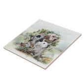 Engelse Setters Tegeltje (Zijkant)