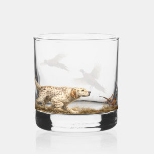 Engelse setters whisky glas