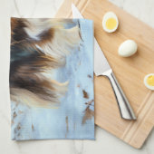 Engelse Speelgoed Spaniel Laat het sneeuwen Kerstm Theedoek