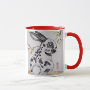 Engelse Spot Bunny Rabbit Design Mok van Tuzi