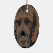 Engelse Springer Dogs Keramisch Ornament (Rechts)