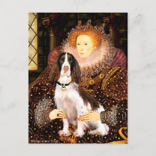 Engelse Springer (Liv) - Koningin Briefkaart