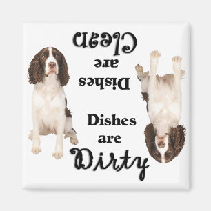 Engelse Springer Lovers Spaniel Vaatwasser Magnet Magneet