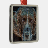 Engelse Springer Metalen Ornament (Rechts)