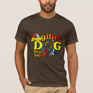 Engelse Springer Spaniel Agility Gifts T-shirt
