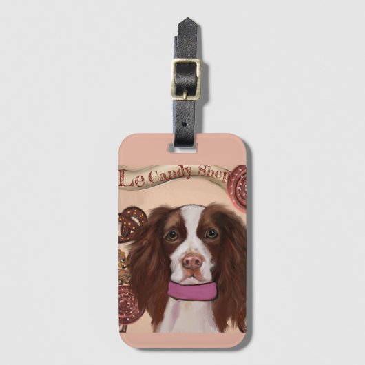 Engelse Springer Spaniel Bagagelabel (Voorkant (verticaal))