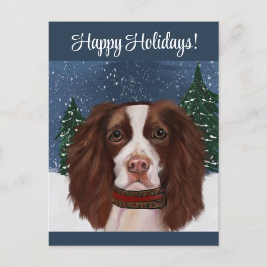 ENGELSE SPRINGER SPANIEL BRIEFKAART (Voorkant)