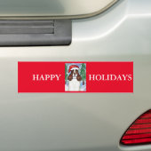 Engelse Springer Spaniel Bumpersticker (Op auto)