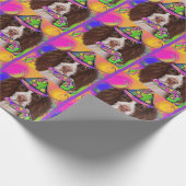 Engelse Springer Spaniel Cadeaupapier (Hoek)