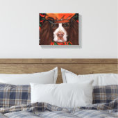 Engelse Springer Spaniel     Canvas Afdruk (Insitu (Slaapkamer))