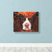 Engelse Springer Spaniel     Canvas Afdruk (Insitu (Houten vloer))