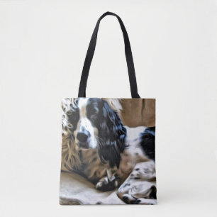 Engelse Springer Spaniel Canvas tas