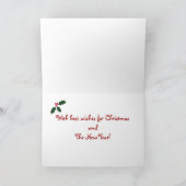 Engelse Springer Spaniel Christmas Cartoon Feestdagen Kaart (Binnen)