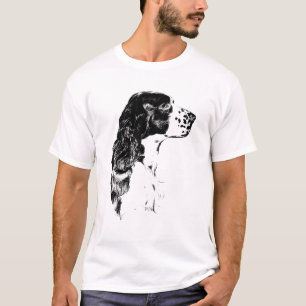 Engelse Springer Spaniel  Dog Art T-shirt