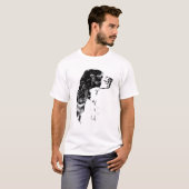 Engelse Springer Spaniel Dog Art T-shirt (Voorkant volledig)