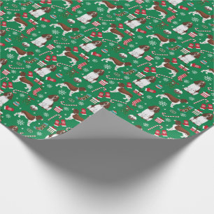 Engelse Springer Spaniel dog kerstmis Cadeaupapier