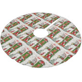 Engelse Springer Spaniel Dog Kerstmis Kerstboom Rok (Gekanteld)