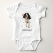 Engelse Springer Spaniel Dog Romper (Voorkant)