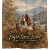Engelse Springer Spaniel Douchegordijn (Voorkant)