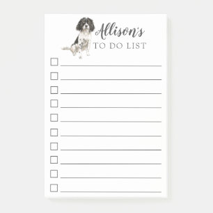 Engelse Springer Spaniel, gepersonaliseerd om lijs Post-it® Notes