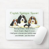 Engelse Springer Spaniel Gifts Muismat (Met muis)