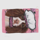 Engelse Springer Spaniel Golfhanddoek (Horizontaal)