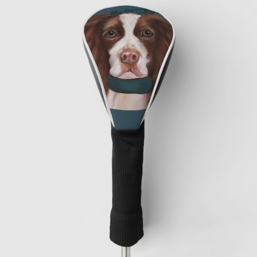 Engelse Springer Spaniel       Golfheadcover (Voorkant)