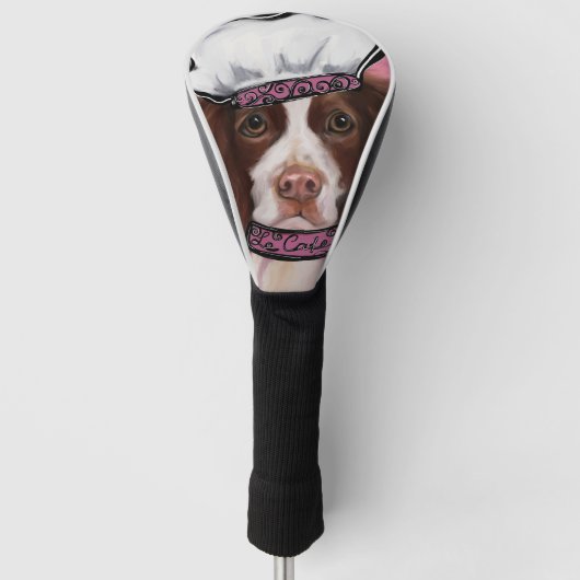 Engelse Springer Spaniel Golfheadcover (Voorkant)