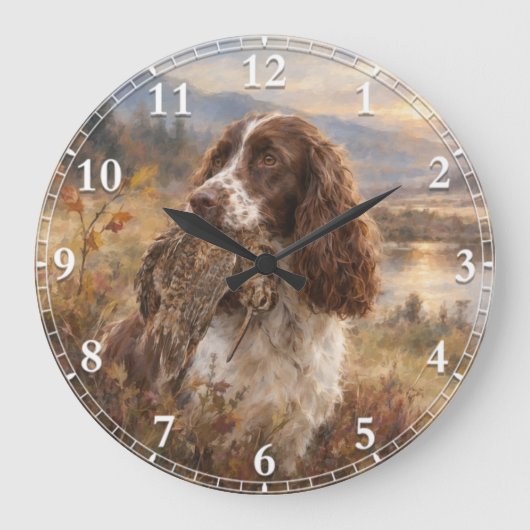 Engelse Springer Spaniel Grote Klok (Voorkant)