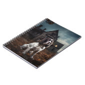 Engelse Springer Spaniel Halloween Scary Notitieboek (Linkerzijde)