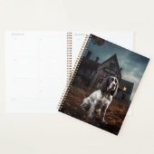 Engelse Springer Spaniel Halloween Scary Planner (Display)