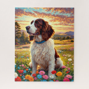 Engelse Springer Spaniel hond Legpuzzel