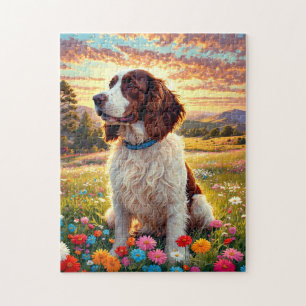 Engelse Springer Spaniel hond Legpuzzel