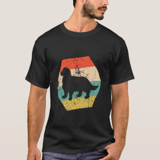 Engelse Springer Spaniel Hondenras Retro Distresse T-shirt