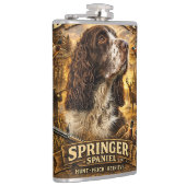 Engelse Springer Spaniel Jachthond Heupfles (Rechts)