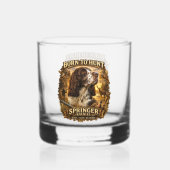 Engelse Springer Spaniel Jachthond Whisky Glas (Achterkant)