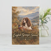 Engelse Springer Spaniel Kaart (Staand voorkant)