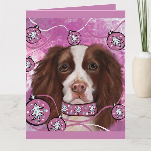 ENGELSE SPRINGER SPANIEL KAART (Voorkant)