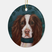 Engelse Springer Spaniel Keramisch Ornament (Links)