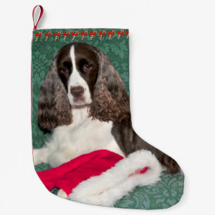 Engelse Springer Spaniel kerststaart Kleine Kerstsok