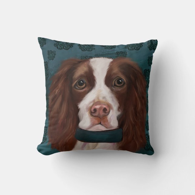 Engelse Springer Spaniel   Kussen (Voorkant)