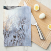 Engelse Springer Spaniel Laat het sneeuwen Kerstmi Theedoek (Quarter Fold)