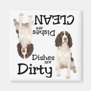 Engelse Springer Spaniel Lovers Dishwasher Magnet Magneet