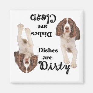 Engelse Springer Spaniel Lovers Vaatwasser Magnet Magneet