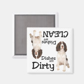 Engelse Springer Spaniel Lovers Vaatwasser Magnet Magneet (Voorkant / Achterkant)