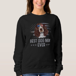 Engelse Springer Spaniel Mam Amerikaanse vlag Trui