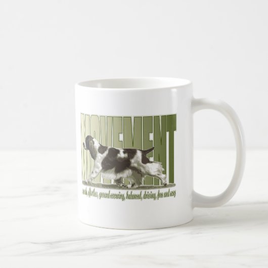 Engelse Springer Spaniel Movement Koffiemok (Rechts)
