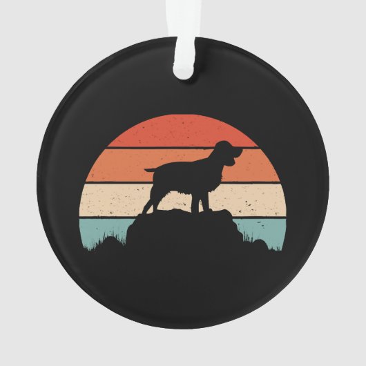 Engelse springer spaniel ornament (achterkant)